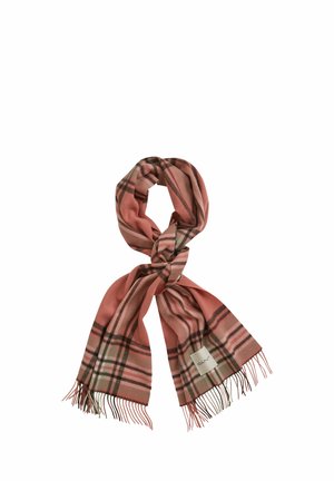 TARTAN CHECKED - Écharpe - faded brick