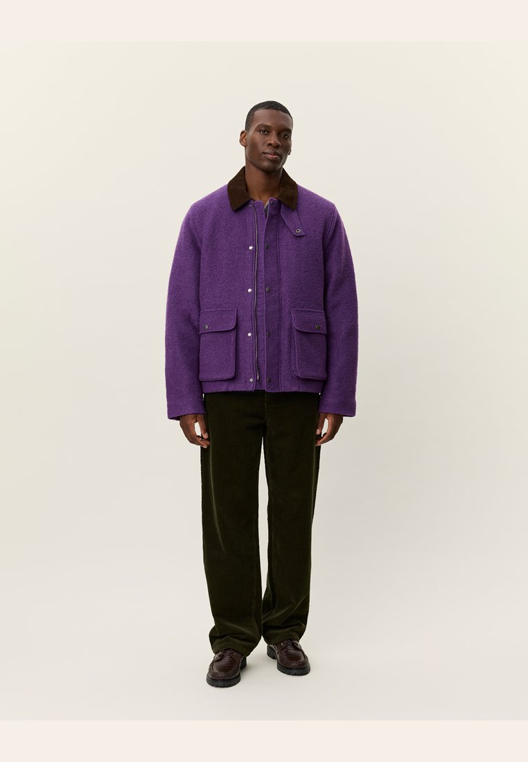 Les Deux MONTANA BOUCLE - Light jacket - patrician purple/purple