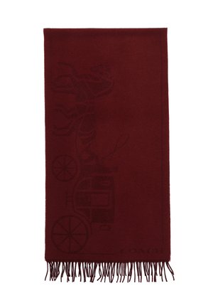 JUMBO HORSE AND CARRIAGE OVERSIZED MUFFLER - Sjaal - dark red