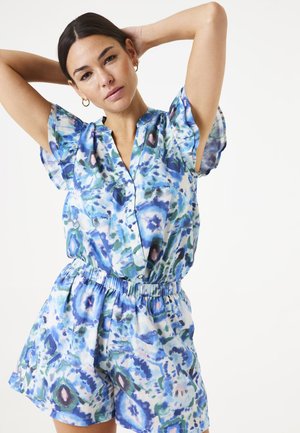 Blouse - blue wave