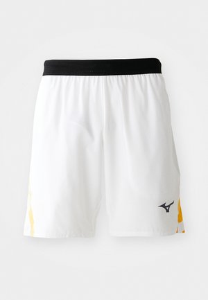 Mizuno DAYBREAKERS 8 INCHES AMPLIFY SHORT - Spordišortsid - white/citrus