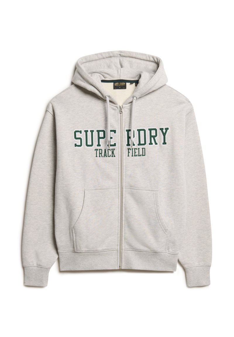 Superdry & Co Sweater met rits lichtgrijs