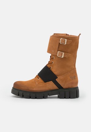 SAURA - Bota de tornozelo estilo cowboy/motociclista - marvin/black