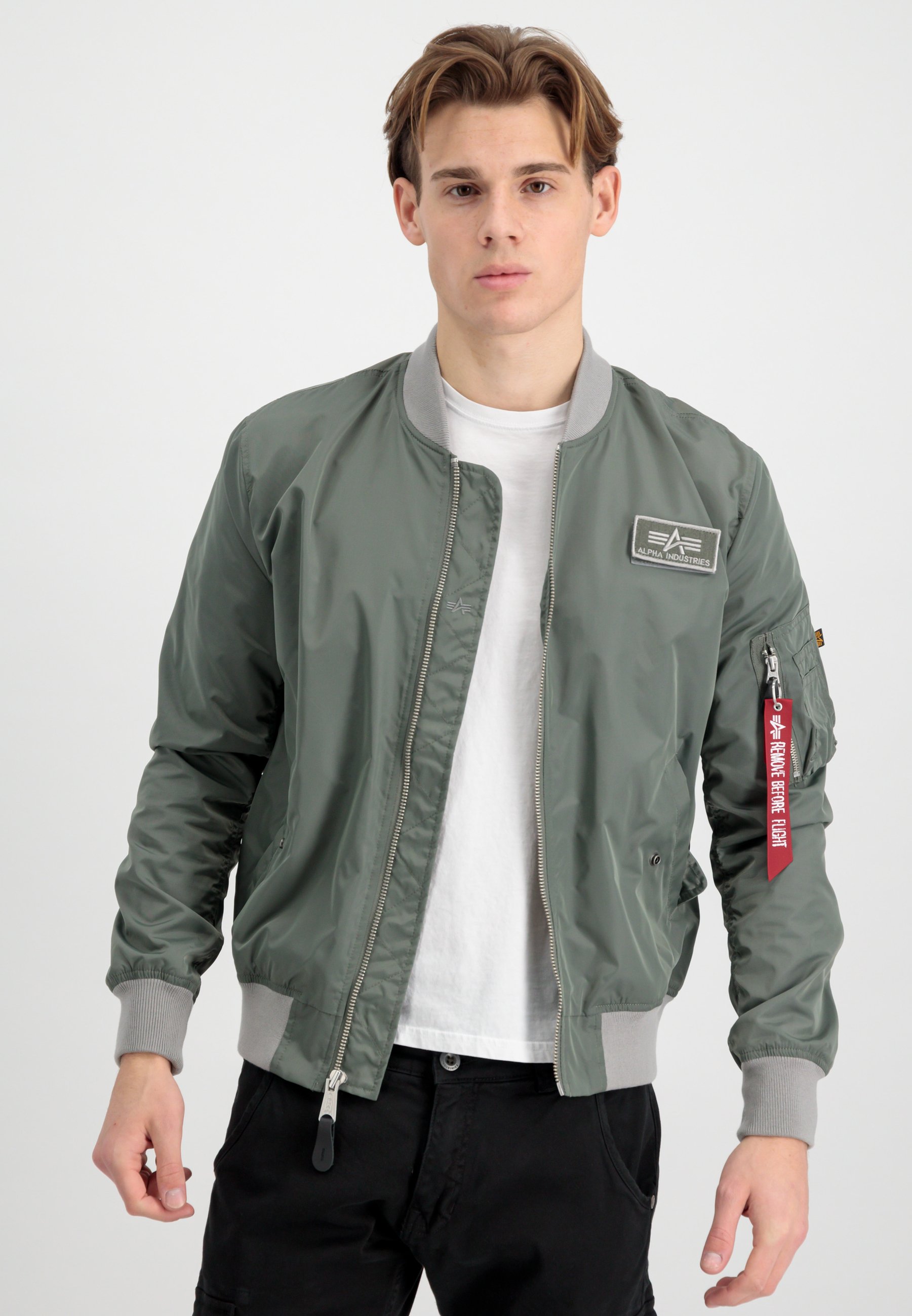 Alpha Industries MA-1 - Giubbotto Bomber - vintage green