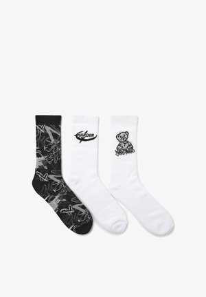 Terranova, CALZETTERIA CON STAMPA 3 PACK - Calze - var bianco ottico
