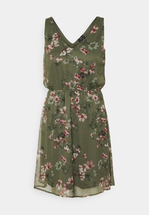 Vero Moda VMWONDA NEW SINGLET SHORT DRESS - Φόρεμα ημέρας - kalamata/liva