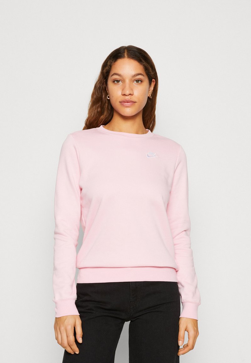 Nike Sportswear - CLUB CREW - Sweatshirt - med soft pink/white, Förstora