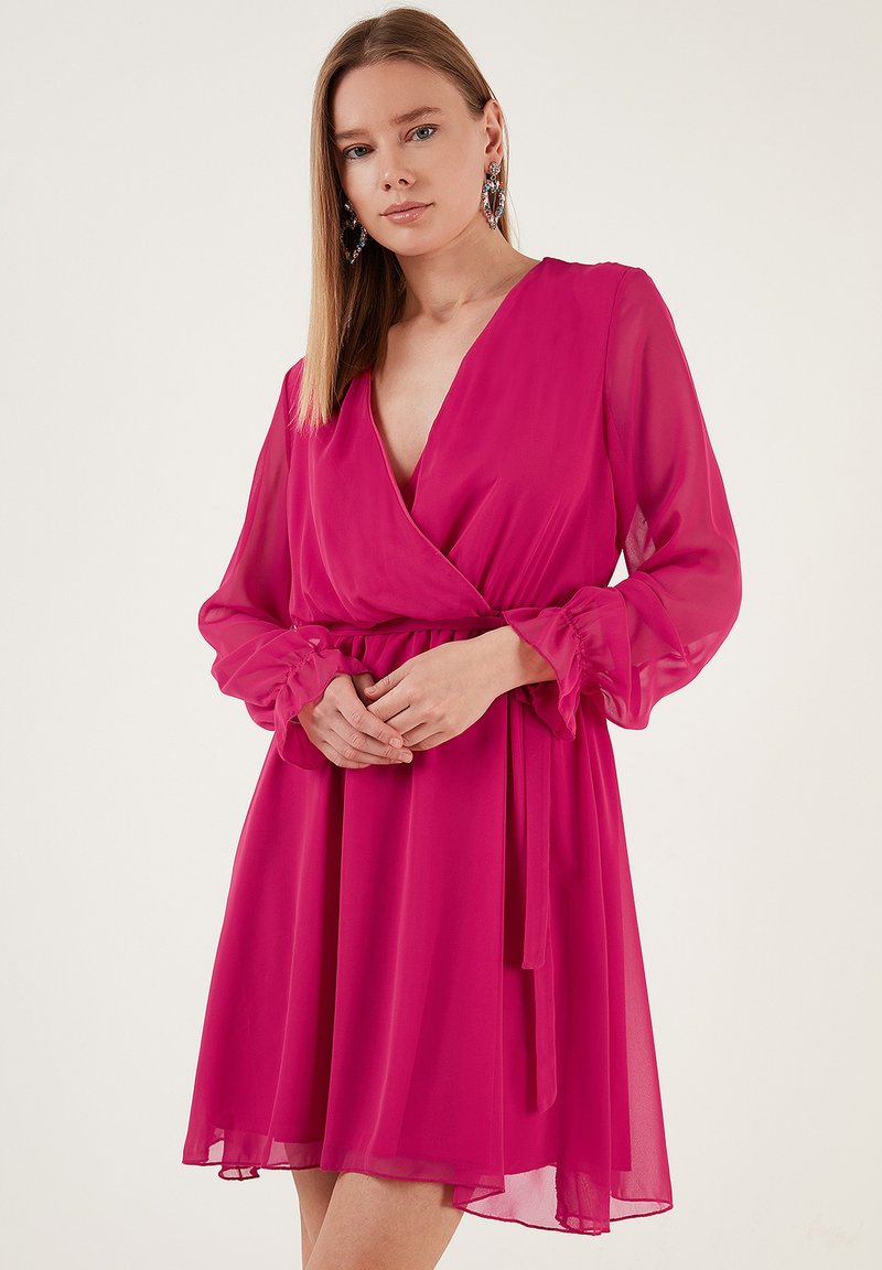 LELA MINI - Kokteilikleit/peokleit - fuchsia