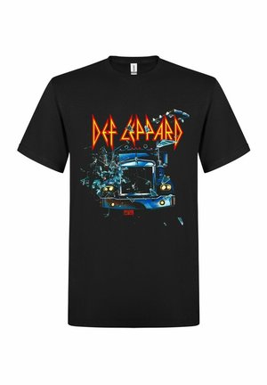 DEF LEPPARD ON THROUGH THE NIGHT - T-Shirt print - black