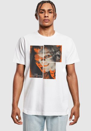 THE LOST BOYS - SQUARES  - Print T-shirt - white