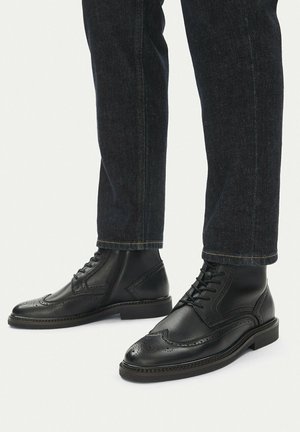 Gino Rossi, GINO ROSSI BOOTS MEN'S BLACK 5907964588382 - Cowboy-/Bikerstiefelette - black