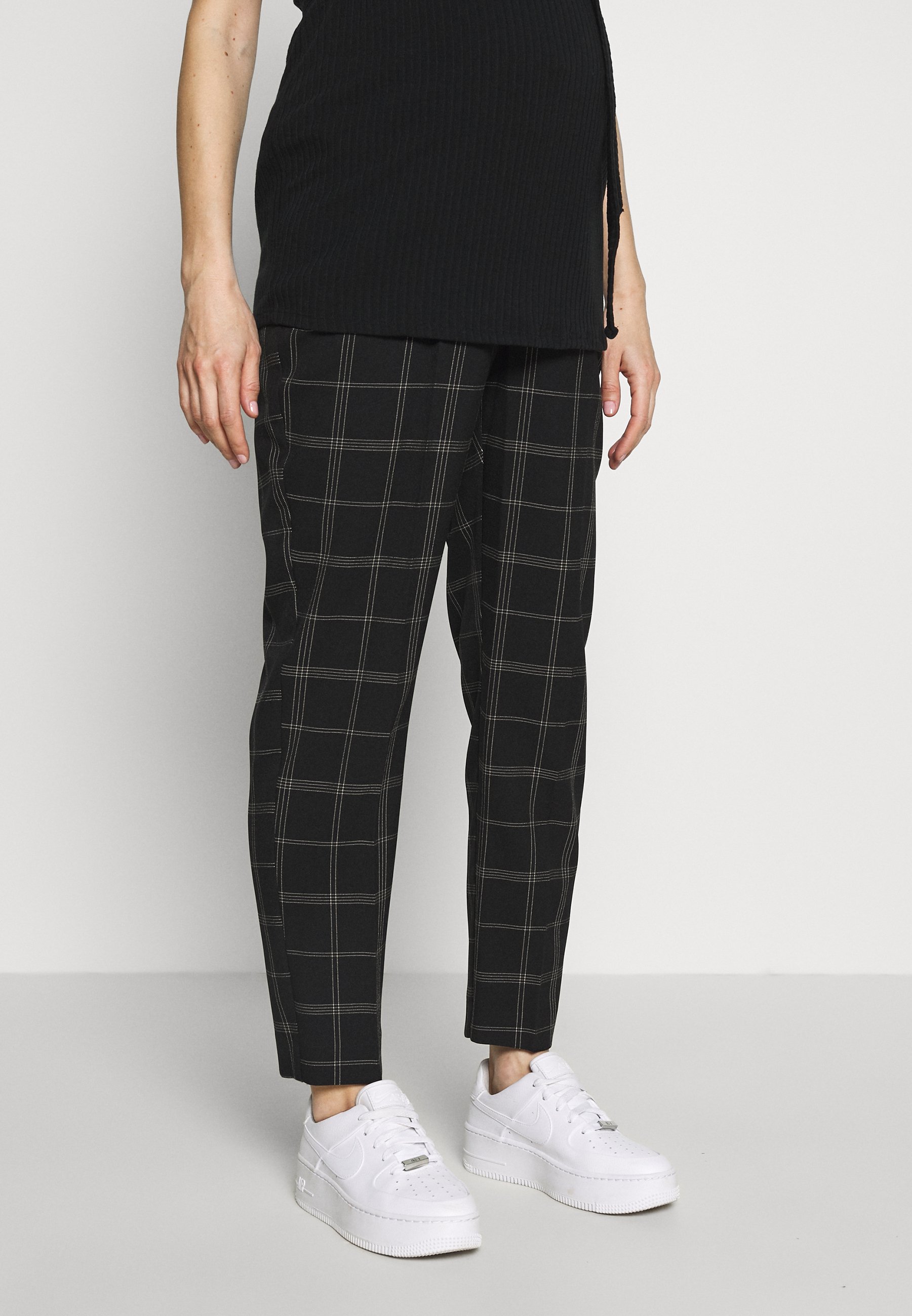 Dorothy Perkins Maternity online | Den nye kolleksjonen på Dorothy Perkins Maternity MATERNITY GRID CHECK ANKLE GRAZER - Bukse - black