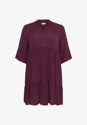 Kaffe Curve MARIANA AMI - Jurk - windsor wine
