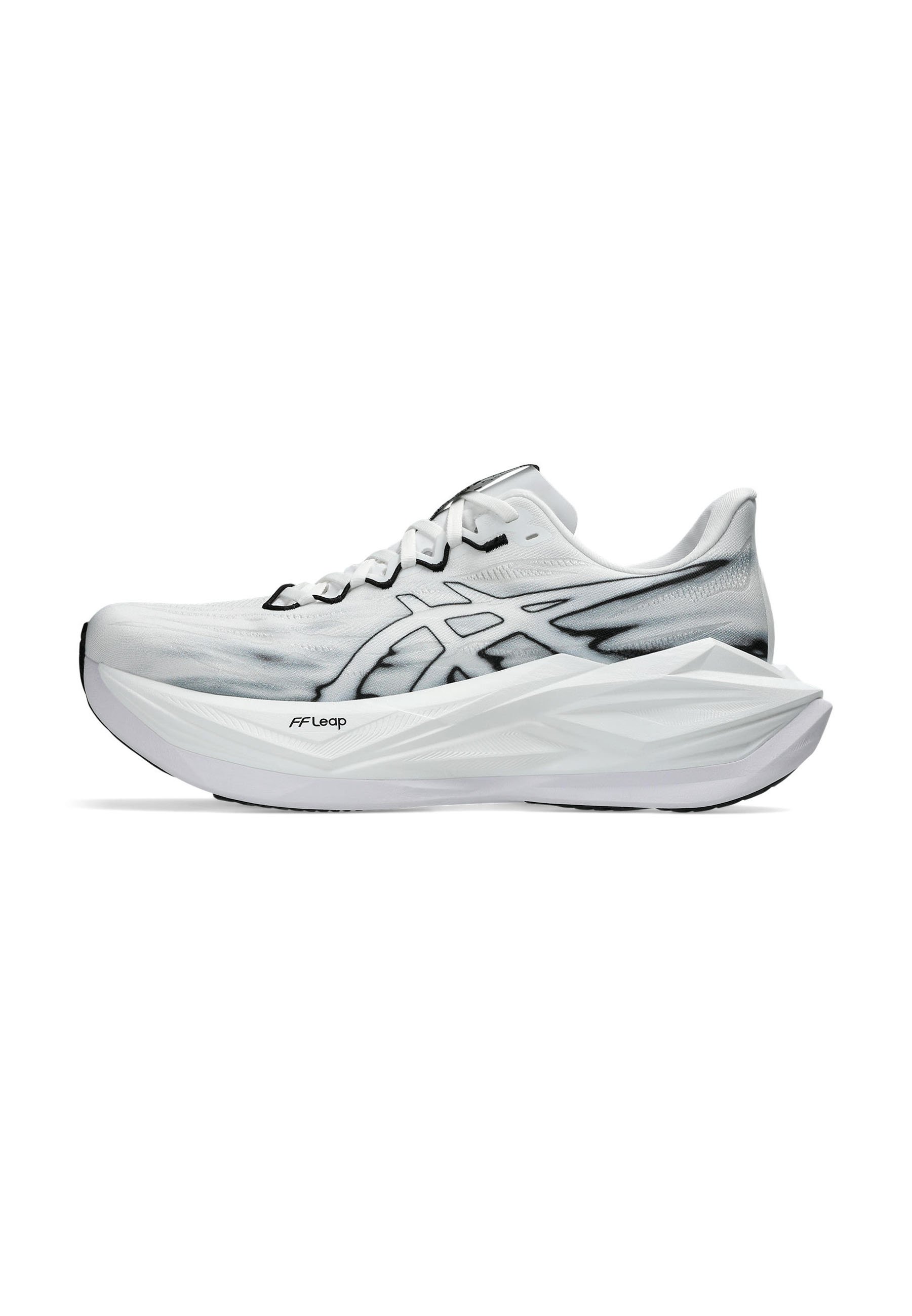 SHO ASICS SUPERBLAST UNISEX - Pantofi de alergare pe asfalt - white
