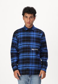 Karl Lagerfeld Jeans KLJ REGULAR CHECK SHIRT - Košeľa - klj blue/black