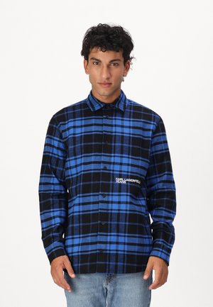 Karl Lagerfeld Jeans KLJ REGULAR CHECK SHIRT - Button down-skjorte - klj blue/black