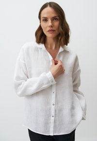 LONG SLEEVE BASIC - Chemisier - white