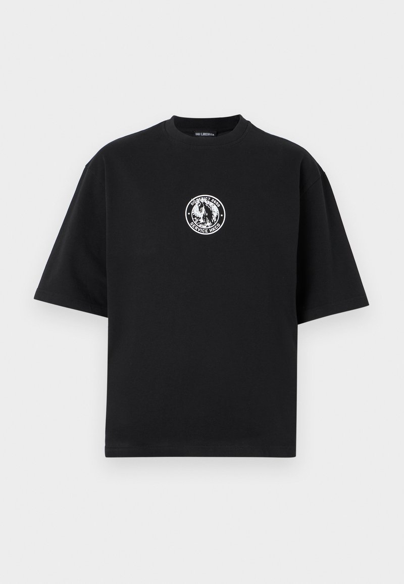 Han Kjøbenhavn T-shirt print antraciet Han Kjøbenhavn T-shirt print antraciet