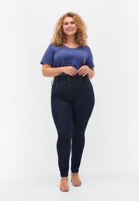 Zizzi Lihtne T-särk - blue