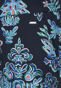 Cecil CASUAL FIT MIT PRINT - Trousers - blau