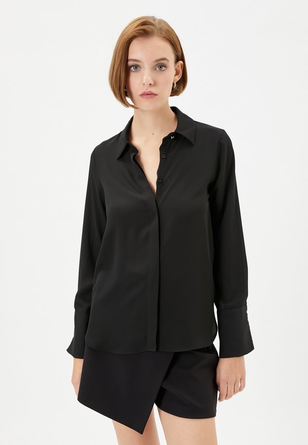 REGULAR FIT CLASSIC NECK BUTTONED LONG SLEEVE  - Hemdbluse