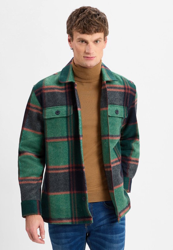 Leichte Jacke - grün marine