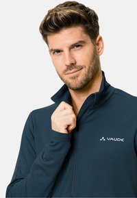 Vaude LIVIGNO HALFZIP - Maglietta a manica lunga - dark sea