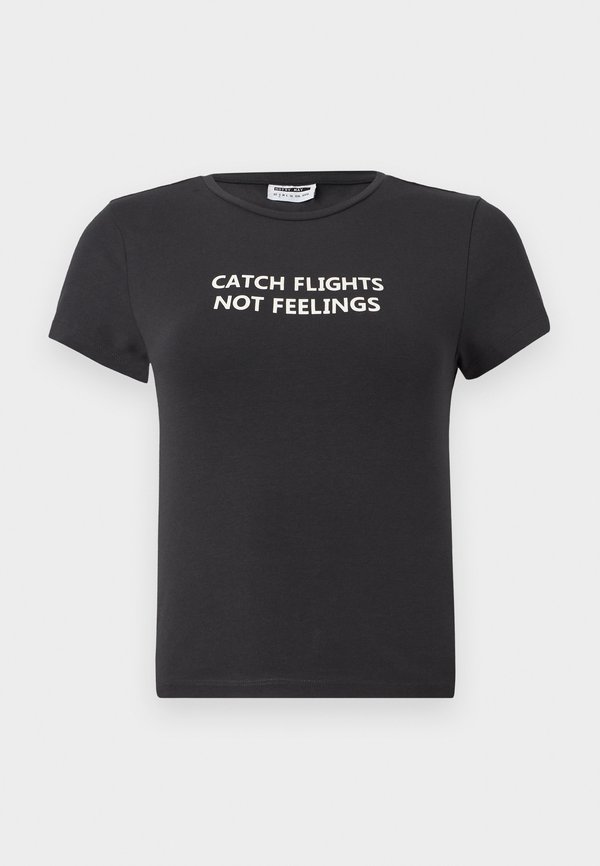 NMMOLLY - Print T-shirt - obsidian4