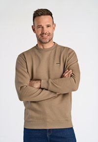 Jack's Sportswear CREW NECK - Sudadera - stone