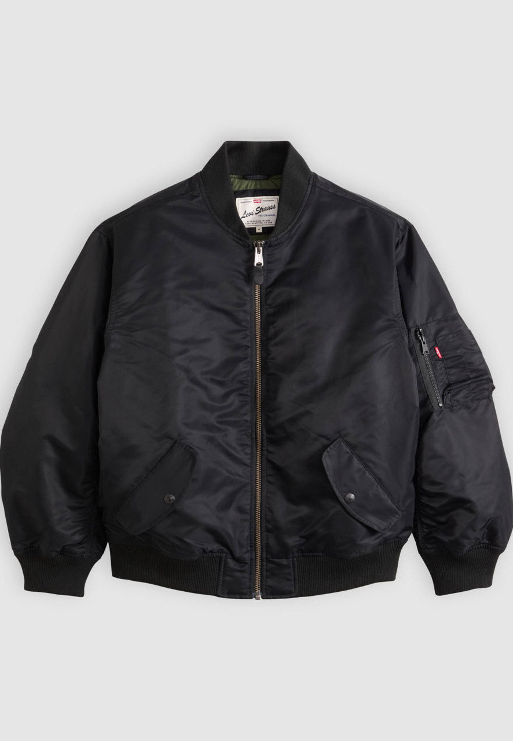 Levi's® MA-1 - Bomber Jacket - jet black/black - Zalando.co.uk Levi's® MA-1 - Bomber Jacket - jet black/black - Zalando.co.uk