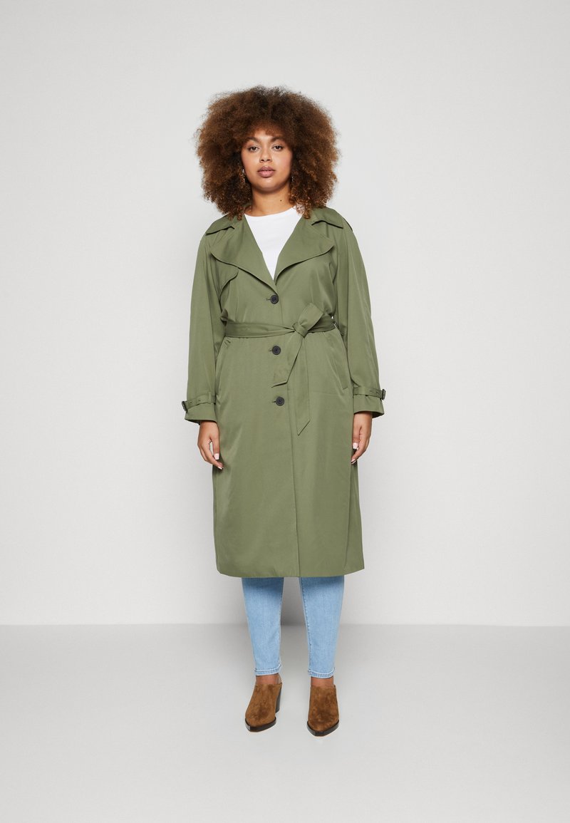 ONLY Carmakoma - CARCHLOE SINGLE  - Trenchcoat - four leaf clover, Vergrößern