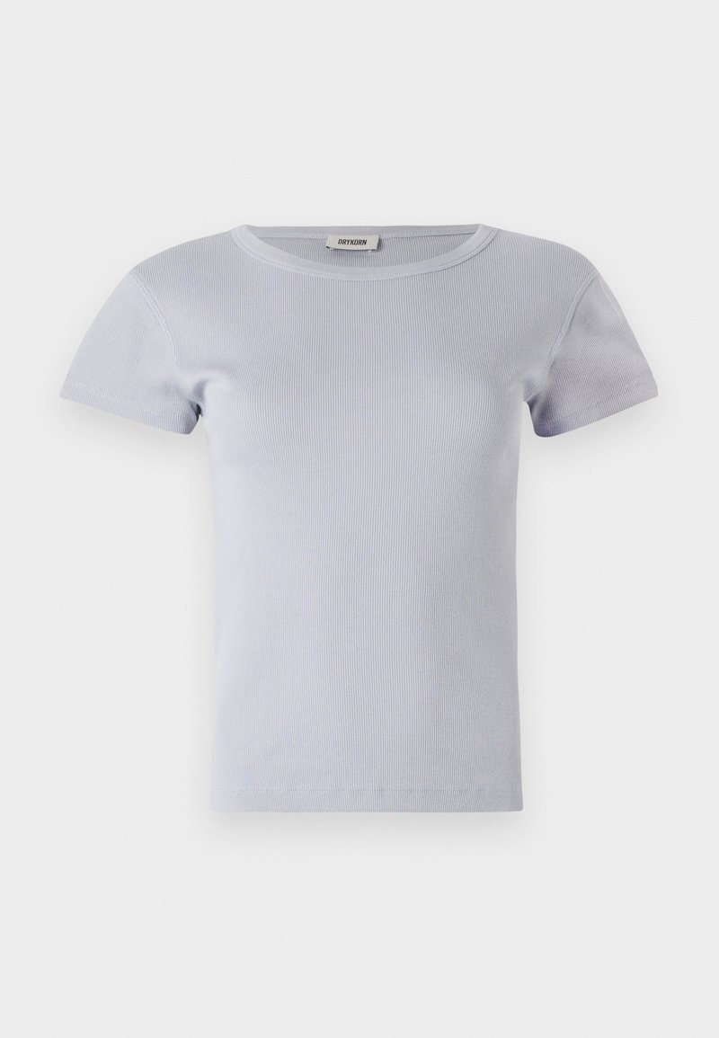 drykorn T-shirt basic lichtblauw