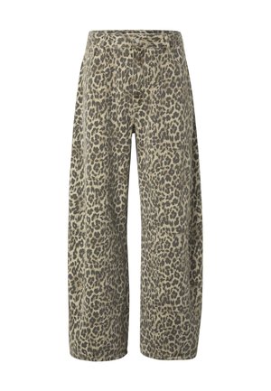 Woodbird, WBGHAT TWISTED LEO JEANS - Jeans baggy - black yellow