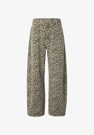 Woodbird, WBGHAT TWISTED LEO JEANS - Jean boyfriend - black yellow