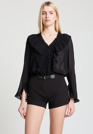 Calliope CON DETTAGLIO CINTURA - Short - ultrablack