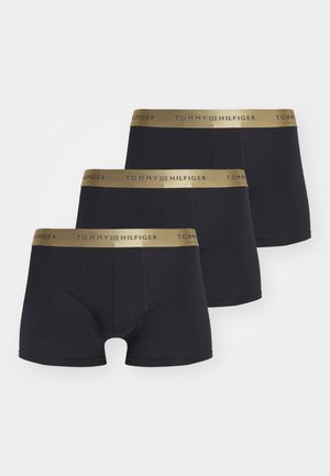 SIGNATURE TRUNK METALLIC 3 PACK - Calzoncillos - gold/black
