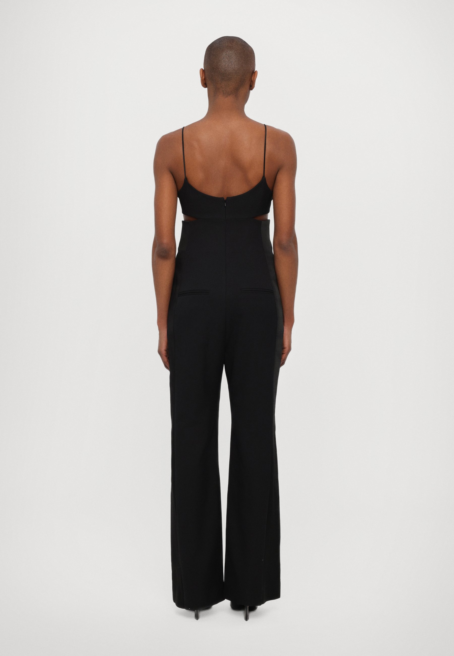 Victoria Beckham CUT OUT DETAIL CAMI - Jumpsuit - black