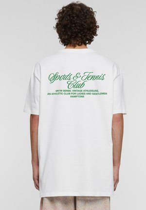 TENNIS - T-shirt con stampa - ready for dye