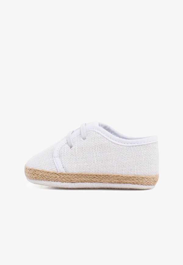 ZAPATOS BEBÉ LINO Y YUTE CORDÓN ELÁSTICO – Sneaker low – blanco