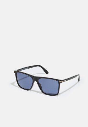 UNISEX - Sunglasses - shiny black/ blue