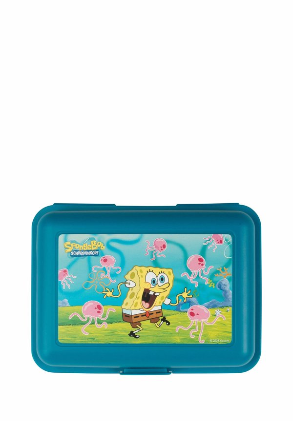 SPONGEBOB SCHWAMMKOPF QUALLEN MIT TRENNWAND – Brotdose – blau
