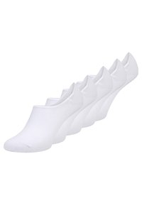 JACBASIC MULTI SHORT SOCK 5 PACK - Füßlinge - white