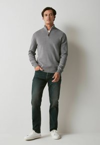 Next PREMIUM ZIP NECK  - Džemperis - Grey