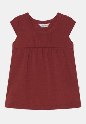 PINAFORE DRESS - Jersey dress - bordeaux
