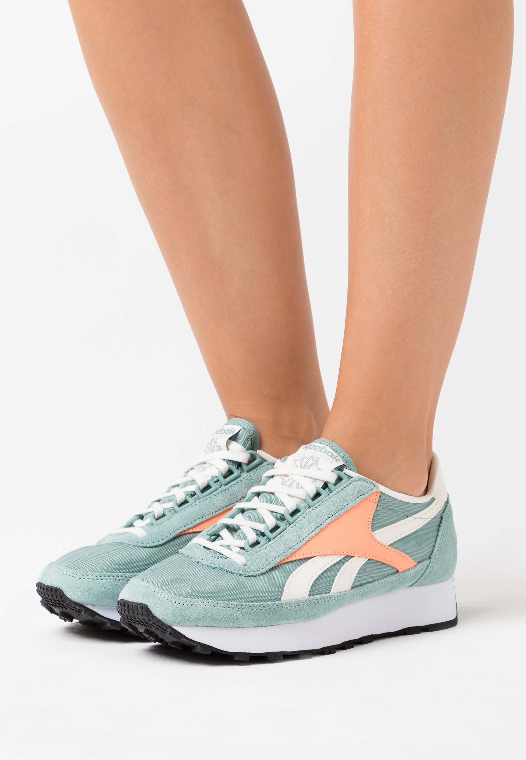 reebok green trainers
