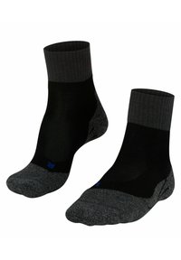 FALKE TK2 COOL SHORT TREKKING MEDIUM CUSHIONING - Calze sportive - black