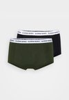CORE LOGO MINISHORTS 2 PACK - Boxerky - black/olive