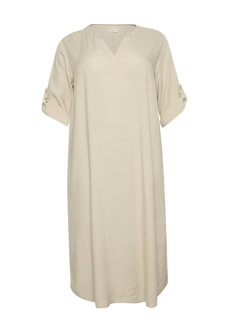 Kaffe Curve Maxi-jurk grijs