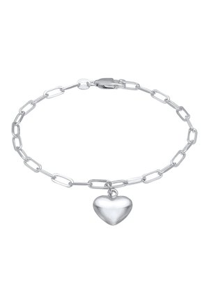 HEART LOVE - Armband - silberfarben