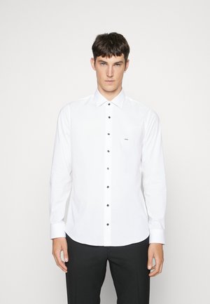 POPLIN CONTRAST SLIM FIT SHIRT - Vapaa-ajan kauluspaita - white